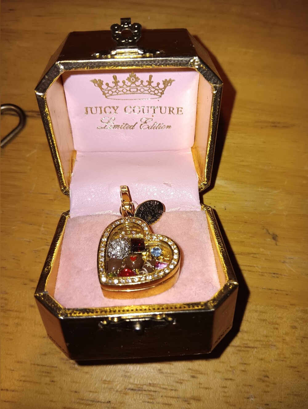Juicy Couture Rare Vintage Y2k Limited Edition Valentines Heart Charm